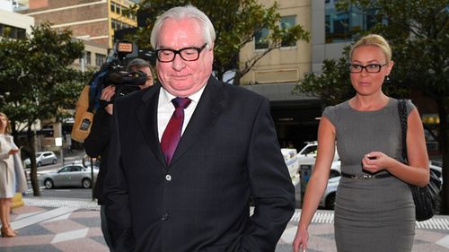 Music promoter Andrew McManus leaves the Downing Centre Local Court in Sydney, 2015. Source: AAP