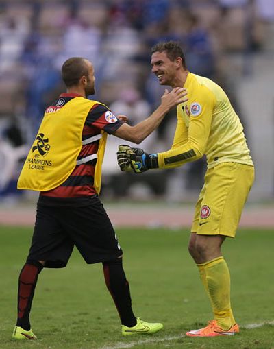 Goalkeeper Antic Covic was the hero for the WSW. (AAP)