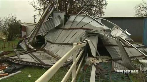 With the rain beginning to clear, home owners are now assessing the damage of the brutal storm.