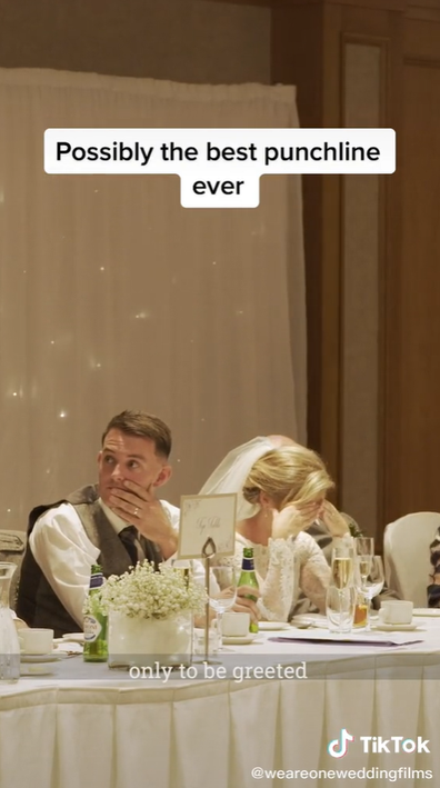 Bride and groom horrified by best man's x-rated wedding speech