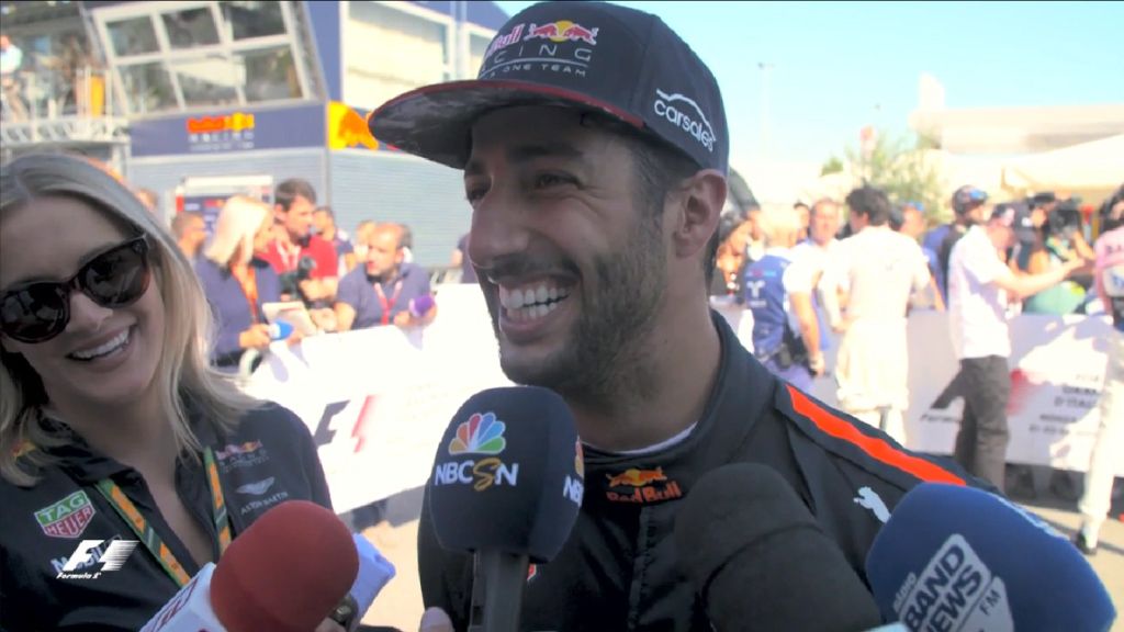 Ricciardo happy with fast finish