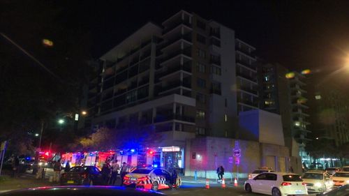 Emergency services were called to an apartment building in Mascot tonight after reports the walls were moving.