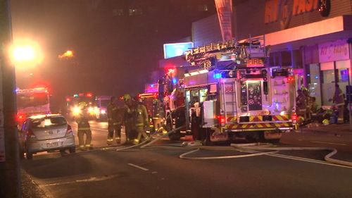 Nutrition shop destroyed after suspicious blaze in Penrith, Sydney