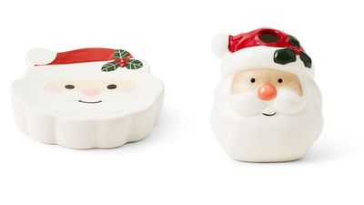 Christmas soap dish and toothbrush holder