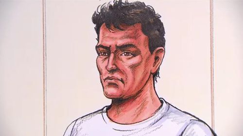 A court sketch of Price. (9NEWS)