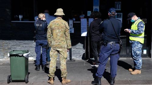 Additional ADF police will hit the streets from Monday to help ensure compliance. (Janie Barrett)