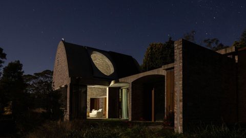 Skylight night sky house design sold Domain NSW