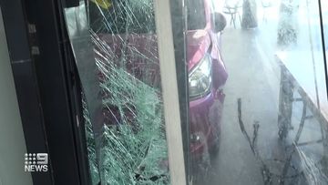 Car smashes into Starbucks on Gold Coast