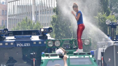 Melania Trump trapped as G20 police call for reinforcements