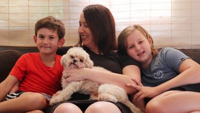 Letitia Rowlands and her sons.