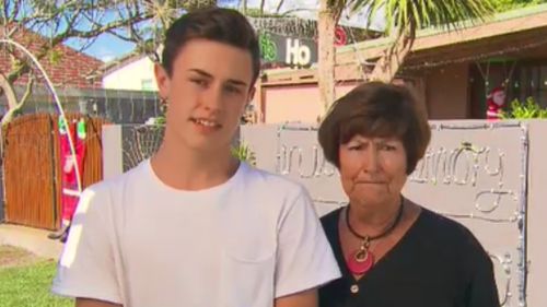 Jackson Dowling, 14, and his grandmother, Judy, spoke to the TODAY Show. (9NEWS)