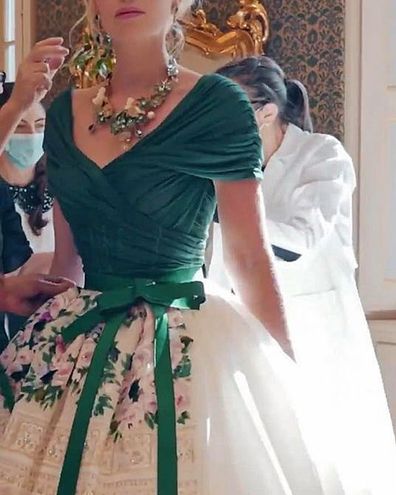 Lady Kitty Spencer in Dolce & Gabbana