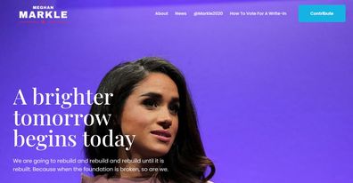 Fake Meghan Markle Presidential website launched