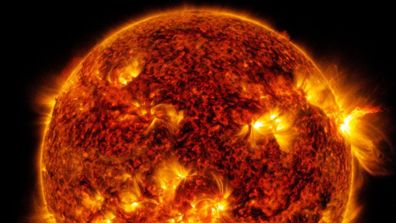 Huge solar flare captured by NASA on April 30.