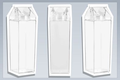 9PR: Box Sweden 1L Crystal Fridge Beverage Bottle with Lid, 2 pack