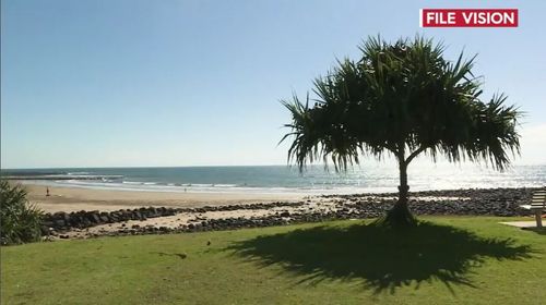 Australia heatwave beach