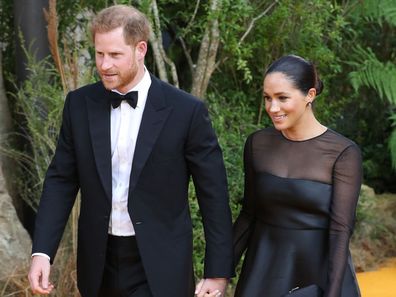 Meghan and Harry attend Lion King premiere