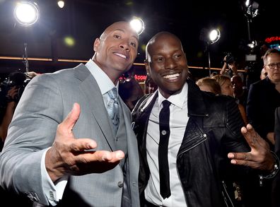 Tyrese Gibson and Dwayne 'The Rock' Johnson