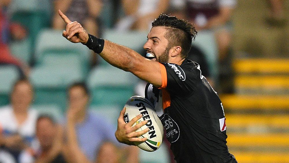 Tedesco treble pushes Tigers past Manly