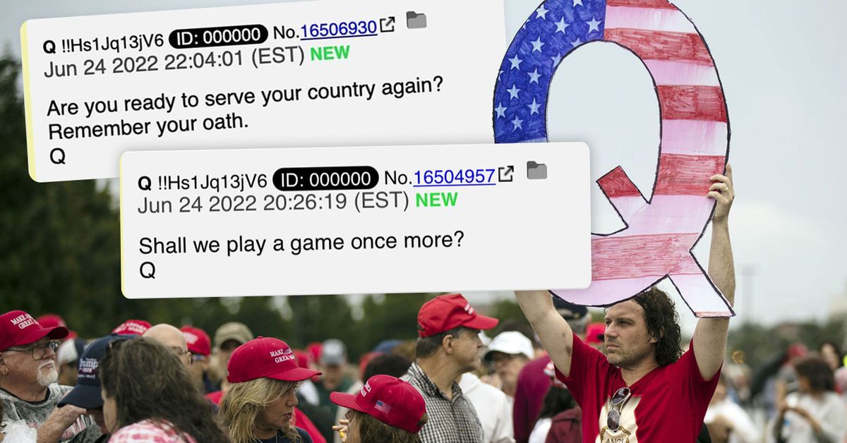 QAnon: Q returns after nearly two years of silence