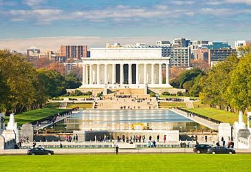 Washington DC is built on land donated by which state in 1790?