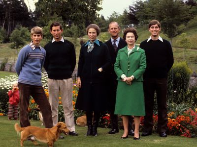 The royals pose for a family portrait, 1979