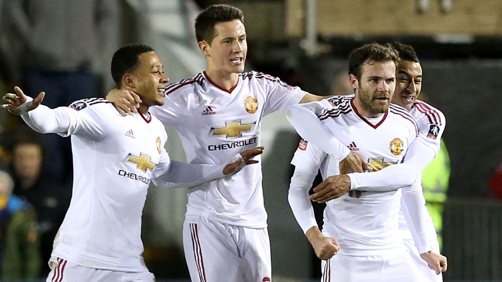 Man Utd march into FA Cup last eight