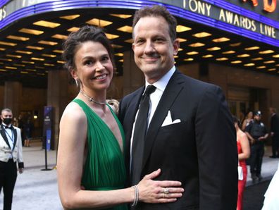 NEW YORK, NEW YORK - JUNE 12: Sutton Foster and Ted Griffin attend the 75th Annual Tony Awards at Radio City Music Hall on June 12, 2022 in New York City. (Photo by Jenny Anderson/Getty Images for Tony Awards Productions )