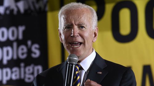 Joe Biden has described Donald Trump's actions as 'clear-cut corruption'.