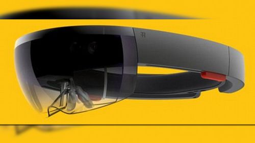 The HoloLens is still a prototype with no date set for its release. (Microsoft)