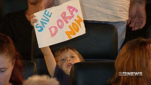A young Dora fan got his wish. (9NEWS)