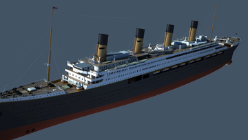 An artist&#x27;s impression of what the Titanic II will look like.