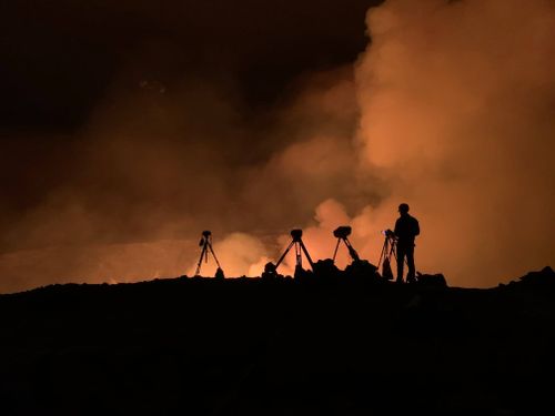 Kilauea is one of the most active volcanos on Earth. (D. Downs/USGS via AP)