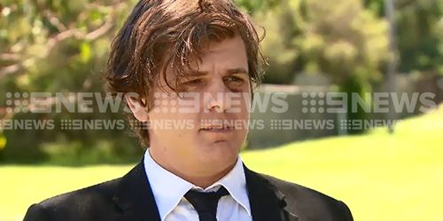 Andrew Dixon has spoken out following the brutal attack. (9NEWS)