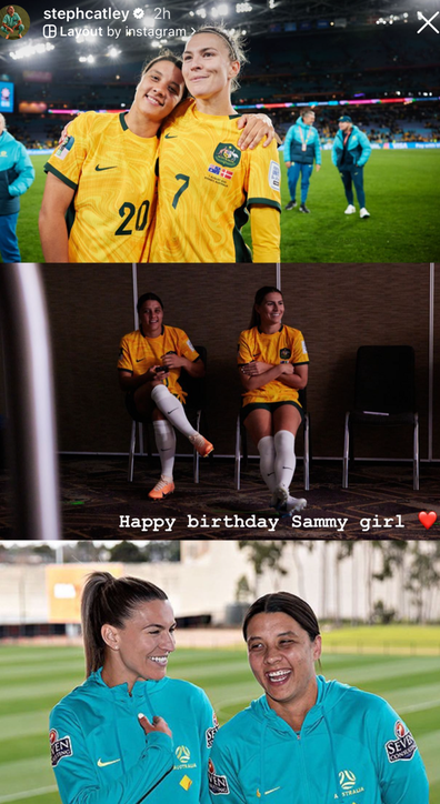 Sam Kerr bday tributes 