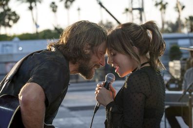 Bradley Cooper and Lady Gaga in 'A Star Is Born'.