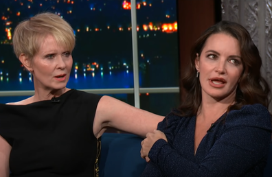 Sex and the City's Kristin Davis and Cynthia Nixon tear up while discussing late friend and co-star Willie Garson