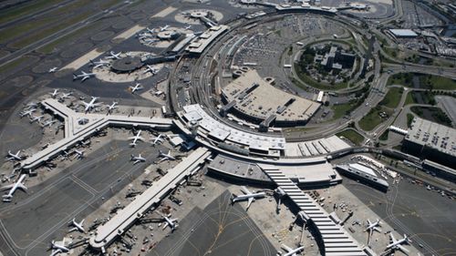 Flights from Newark Liberty International Airport in New Jersey were temporarily halted after a drone alert.