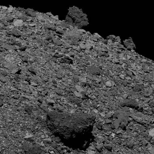 OSIRIS-REx captured this image of the asteroid Bennu on April 12, 2019. NASA/Goddard/University of Arizona