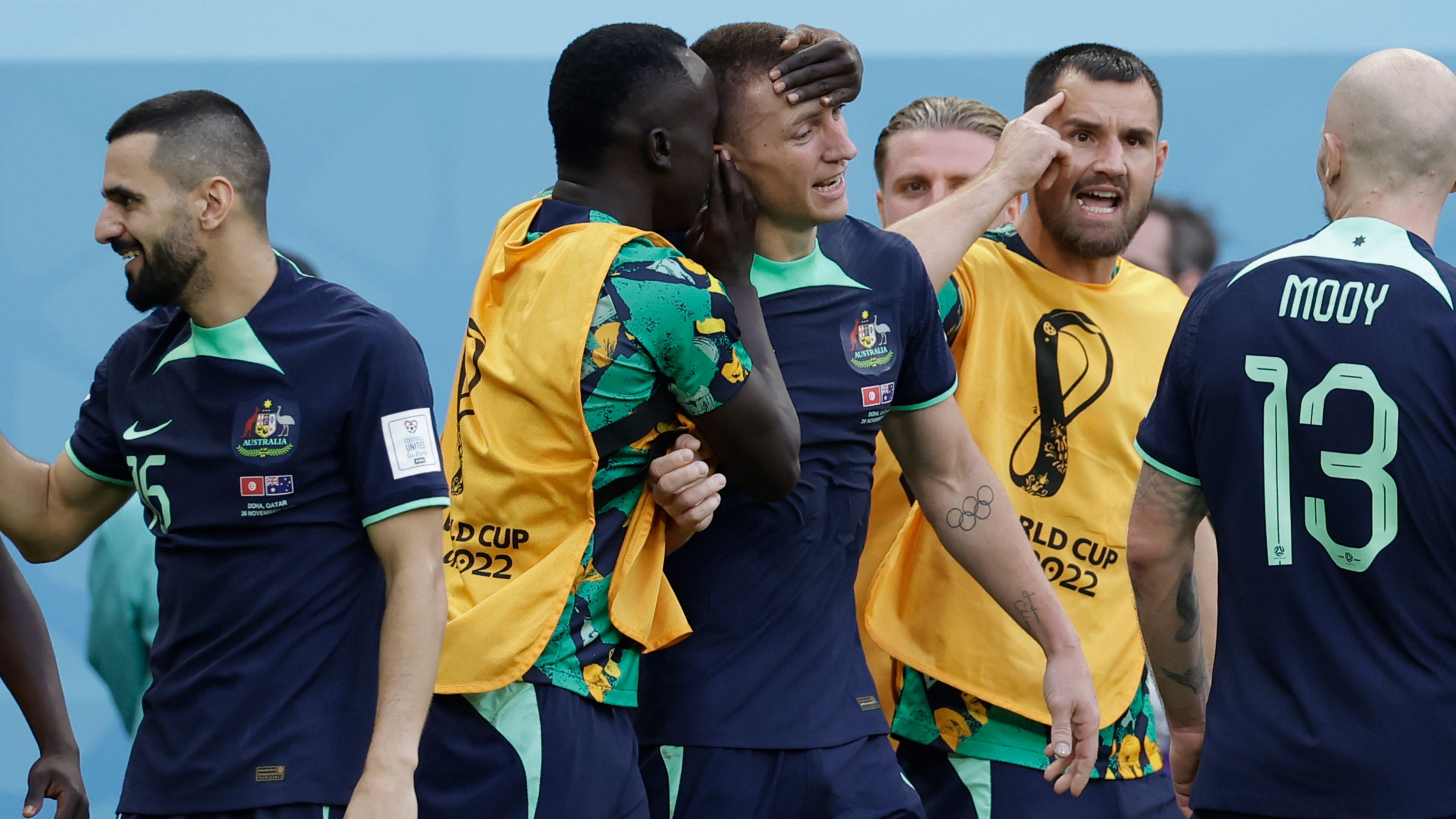 Socceroos find 'lion mentality' as emotional Milos Degenek pays tribute to Australia