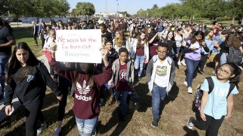 A generation of young students mobilised across the United States to lobby lawmakers into action on gun reform (AAP).