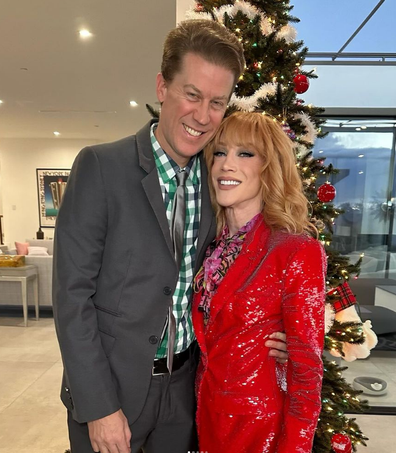 Kathy Griffin and Randy Bick attended Paris Hilton's Christmas party earlier this month.