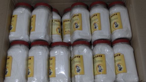 More than 730 kilograms of pseudoephedrine and ephedrine were allegedly found by border officials.