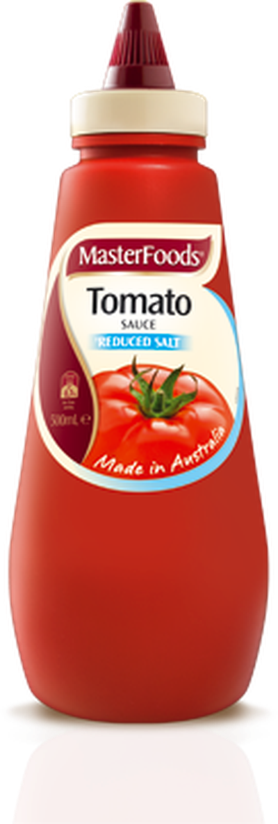 <strong>Masterfoods Tomato Sauce (21.3 grams of sugar per 100ml)</strong>
