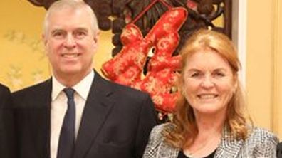 Prince Andrew, Sarah Ferguson, Princess Beatrice at Chinese Ambassador to the UK, Liu Xiaoming, residence for Chinese New Year