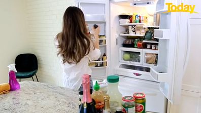 Fridge refrigerator clean