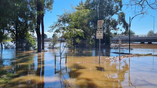Inondations à Windsor en Nouvelle-Galles du Sud