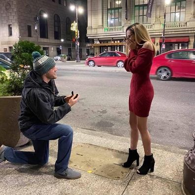 Man proposes to girlfriend for weeks before she realises