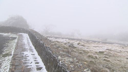 Snow in Orange, NSW