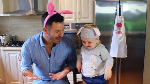 Billie Coco and Matty father-daughter cooking